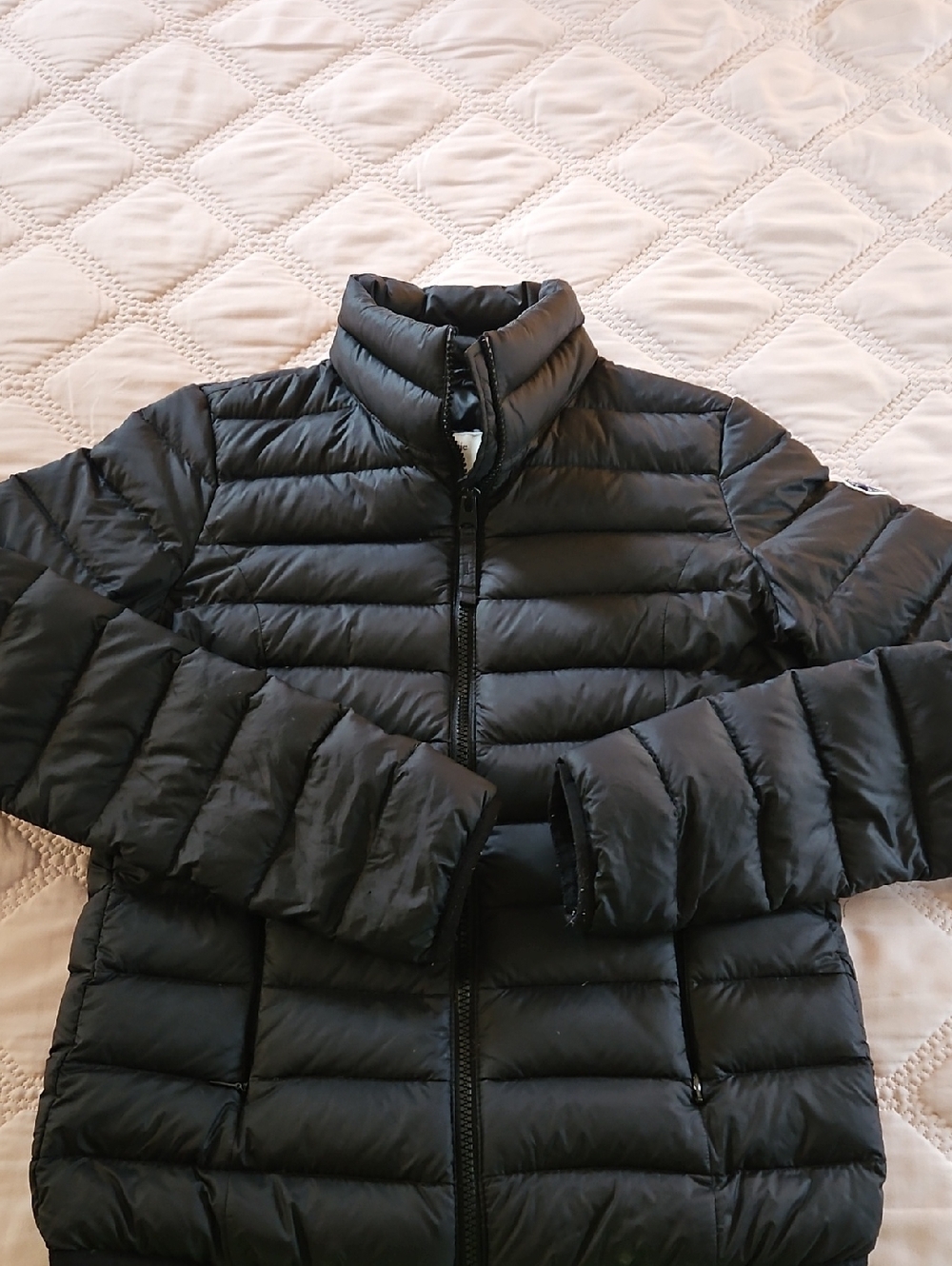 Abercrombie & Fitch Black Quilted Packable Puffer Jacket - Women's